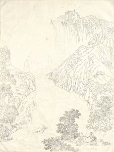 The Cascata delle Marmore at Terni by Jakob Philipp Hackert